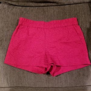 Jacquard jcrew shorts size 4 bright pink